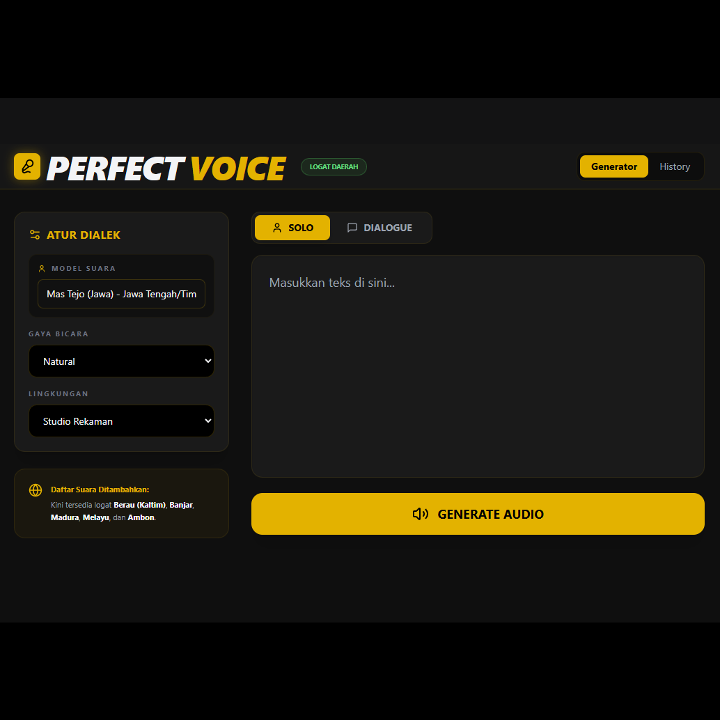 Perfect Voice - Logat Daerah